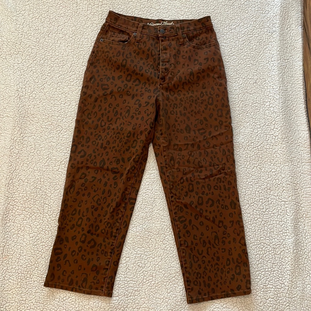 Cheetah Pattern Jeans